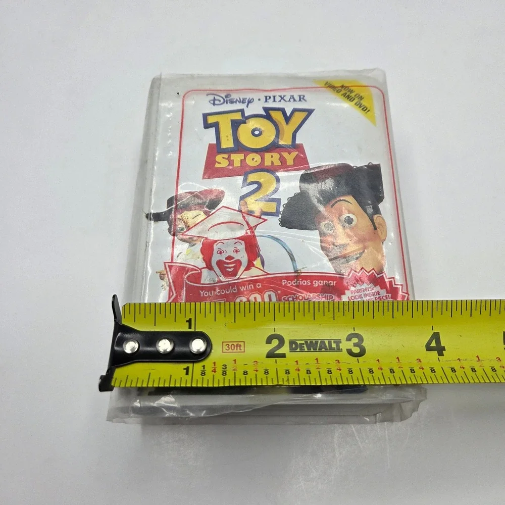 Disney Toy Story 2 Woody McDonald's Happy Meal Toy Vintage 2000 Figure Case